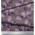 thumbnail image 3 of Soimoi Poly Crepe Fabric Bird,Coconut Tree & Elephant Kids Print Sewing Fabric Yard 42 Inch Wide, 3 of 3
