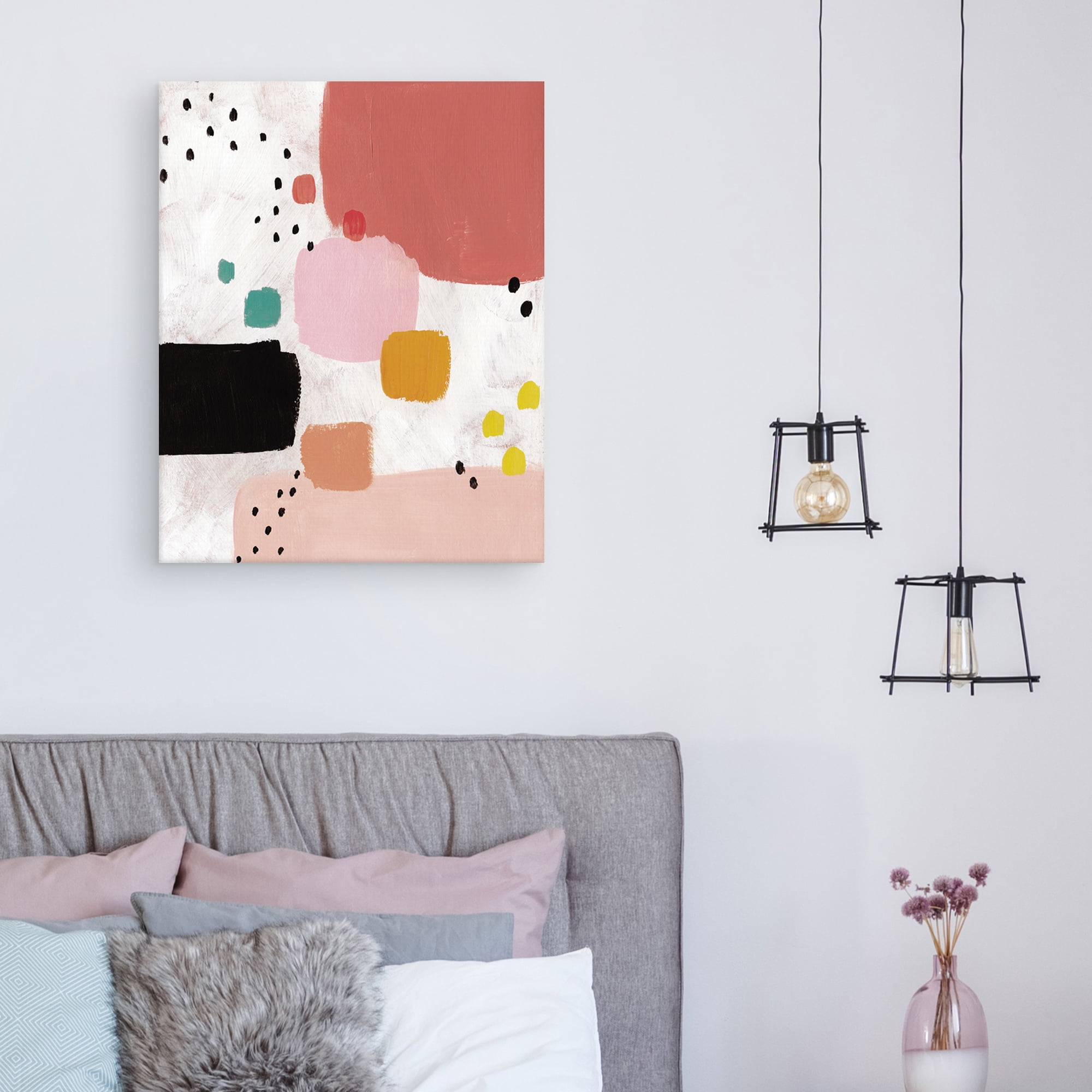 Rose Whirl by Joelle Wehkam Canvas Art Print
