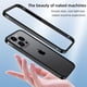 thumbnail image 4 of Funda de teléfono de Metal de aluminio con marco de silicona híbrido para iPhone 15, 14, 13, 12 Pro Max, mejor parachoques térmico, 4 of 5