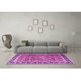 thumbnail image 3 of Ahgly Company Indoor Square Persian Purple Traditional Area Rugs, 3' Square, 3 of 4