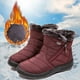 thumbnail image 4 of Botas para clima frío para mujer Botas con plataforma de tobillo antideslizantes Botas cómodas para caminar Ndcxsfigh Tenis De Mujer Tenis De Hombre, 4 of 9