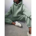 thumbnail image 5 of Women's Casual Hooded Sweater Two-piece Suit Clothes Hoodie Tracksuit, 5 of 10