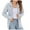 Gray, variant on Cardigan Sweaters for Women Lightweight Fashion Solid Long Sleeve Ladies Casual Loose Fit Open Front Zipper Knit Sweater Coat with Pockets