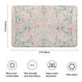 thumbnail image 3 of Pink Floral Pattern Bathroom Rugs Mat,Non Slip Microfiber Bathroom Rug,Rubber Backing,Soft Bathroom Mats for Bathroom Floor,Tub and Shower,17x27in(43x68cm), 3 of 5