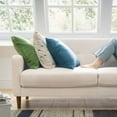 thumbnail image 4 of Mellow Adair Mid-Century Modern Sofa with Armrest Pockets, Tufted Linen Fabric, Ivory Fabric, 4 of 10