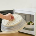 thumbnail image 4 of Microwave Heating Cover Silicone Folding Heating Cover Folding Cover, 4 of 10