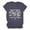 Dark Gray, variant on Women's Solid Color Casual Fashion Letter Printed Round Neck Short Sleeved T Shirt Top Womens Cold Gear Long Sleeve