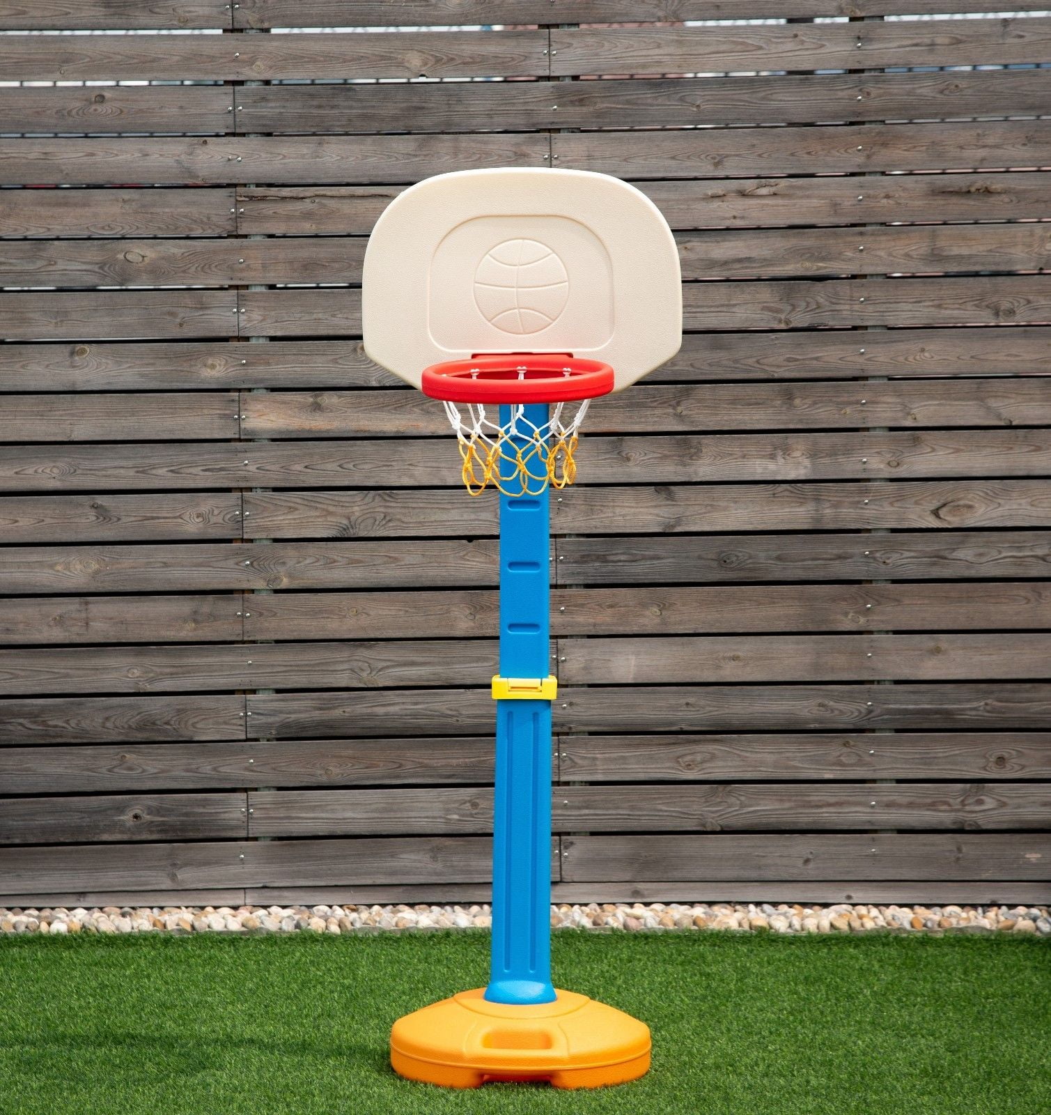 Kids Basketball Board Hoop Stand Indoor Outdoor Game Adjustable Height New 