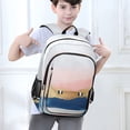 thumbnail image 6 of FORMRS Unisex School Backpack 17" Student Travel Bag with Laptop Compartment, Abstract Painting, 6 of 7