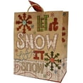 thumbnail image 2 of Christmas Large Gift Bags, 12 Pack, Quilted & Stitched Series, 2 of 4
