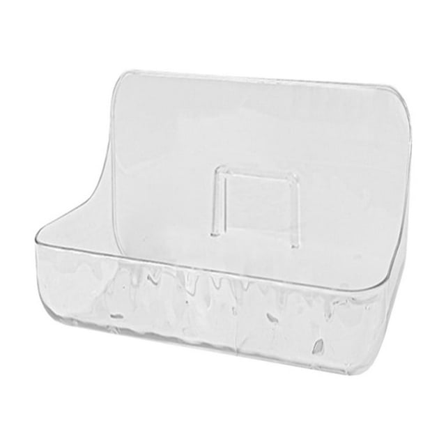 High Capacity Washstand Cosmetics Storage Rack Acryli Wall Mounted Shower Storage Rack Bathroom Shelf