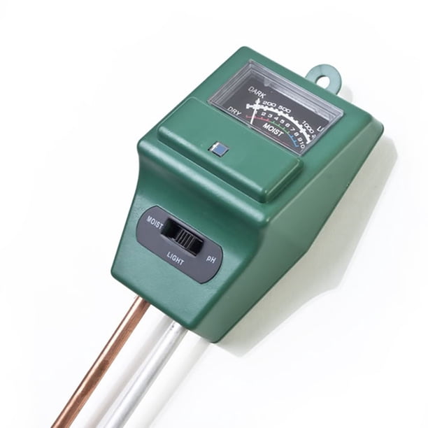 Medidor de PH del suelo 3 en 1, probador de humedad del agua y luz solar, analizadores digitales hidropónicos de plantas y flores, herramienta de jardín