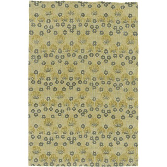 Due Process Stable Trading Empress Arts & Crafts Wheat Area Rug, 3 x 5 ft.