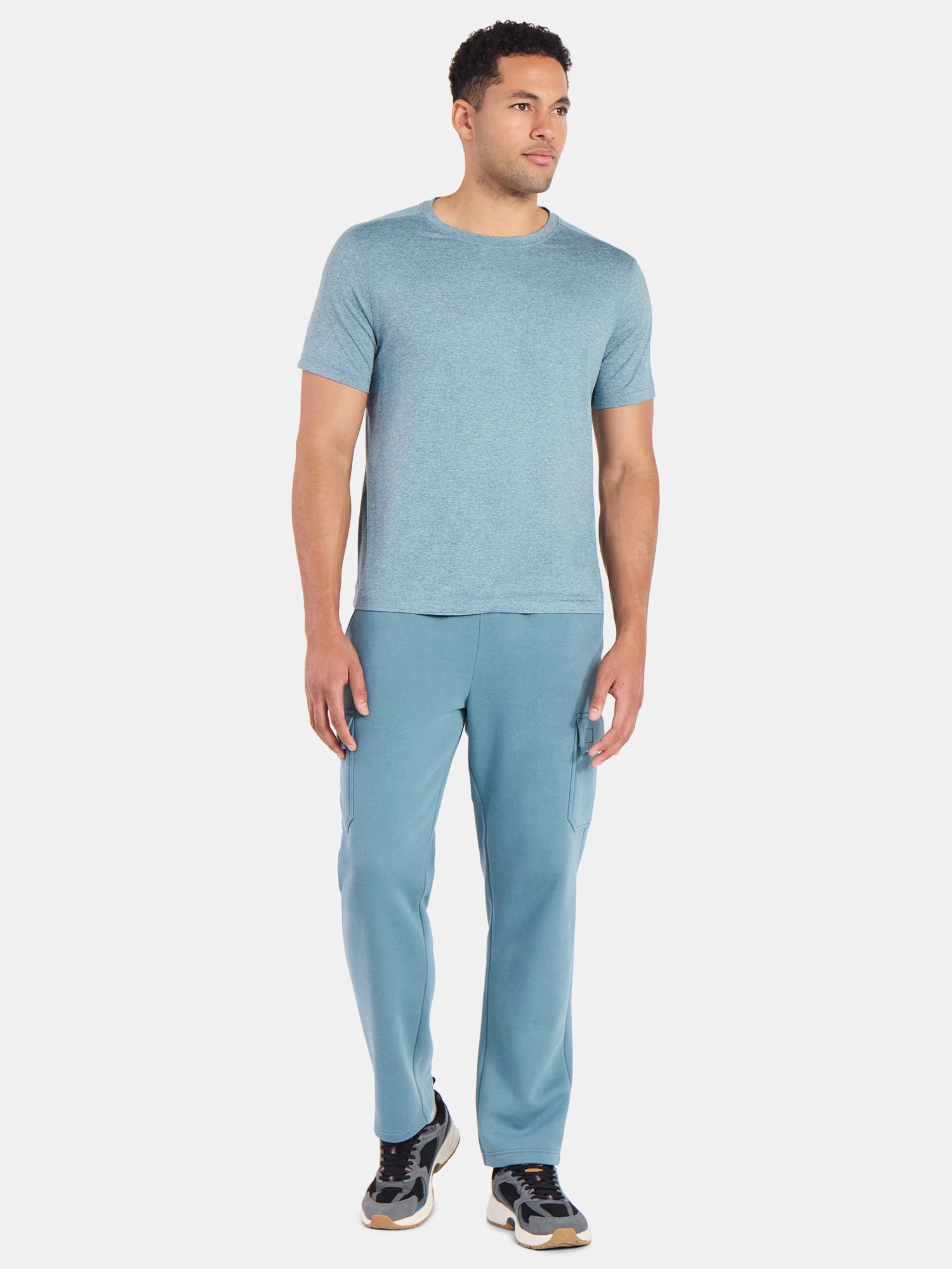 Athletic Works Men's and Big & Tall Men's Soft ButterCore Tee with Short Sleeves, Sizes S-5XL