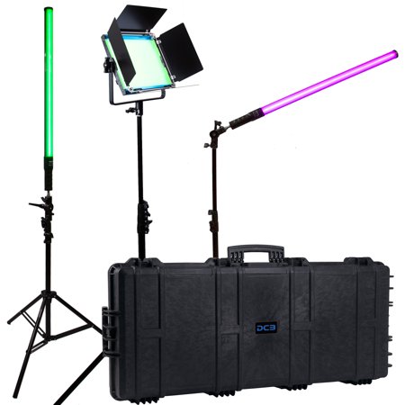 

Dracast X Series LED Lighting Kit 19 (x1 DRX500RGB x2 DRXLT800 1190 Travel Case)
