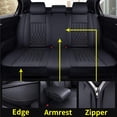 thumbnail image 5 of Fundas para Asientos de Auto Aierxuan KK Juego Completo 5 Piezas Cuero Sintetico Universal, 5 of 5
