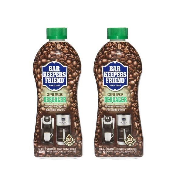 Descalcificador para cafetera Bar Keepers Friend, 360 ml (paquete de 2)