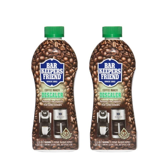 Descalcificador para cafetera Bar Keepers Friend, 360 ml (paquete de 2)