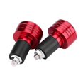 thumbnail image 3 of Pair Of 22mm Universal Aluminum Motorcycle Grip Handlebar Ends Weight Balance Plug Red, 3 of 4