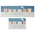 thumbnail image 2 of POINTERTECK 2pcs Kitchen Mats Rug Set Cute Cat Anti Fatigue Standing Mat Waterproof Washable Door Carpet Doormat Non-Slip Floor Mat for Standing Desk Kitchen Hallway Bathroom, 2 of 8