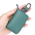 thumbnail image 4 of Qarigey Cartera de cuero Tienda Fecha Puerta Llaves Almacenamiento Monedero Moda Tarjeta de crédito Organizador Bolsillo para Mujeres Hombres Type3 NO3, 4 of 6
