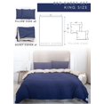 thumbnail image 1 of Housse de Couette - Bleu & Champagne / W Taies d'Oreiller Bleues, 1 of 8