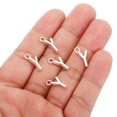 thumbnail image 4 of Letter Charm Pendants, 50 Pcs Character Alphabet Pendant Bulk DIY for Jewelry Making Bracelets, Silvery, Y, 4 of 6