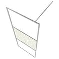 thumbnail image 3 of vidaXL Walk-in Shower Wall ESG Glass with Stone Design 31.5"x76.8", 3 of 5
