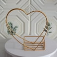 thumbnail image 3 of Cesta de hierro nórdico geométrica titur interior al aire Corazones Zulema canasta de maceta, 3 of 7