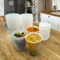 thumbnail image 7 of Deli Containers with Lids [25 Set] 32 oz Meal Prep Ccontainers Reusable,Plastic Containers ,BPA Free, Stackable, Leakproof, Microwave and Freezer Safe, 7 of 7