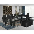 thumbnail image 3 of Luxe by East West Furniture 10-piece Modern Dining Room Table Set a Rectangular Dining Table, 3 of 3