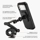 thumbnail image 5 of Soporte para teléfono móvil para bicicleta, soporte impermeable para smartphone con pantalla táctil, giratorio 360°, altura ajustable hasta 6,7 pulgadas, para motocicleta, 5 of 5