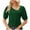 Green-12, variant on Mittory Women Puff Sleeves Tops Fashion Asymmetrical Neck Shirt Dressy Casual Tunic Blouses