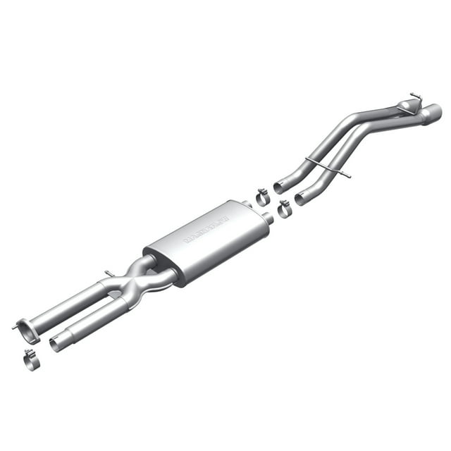 Fits 2003-2006 Hummer H2 Magnaflow Performance Exhaust System Kit 15770 Exhaust System Kit Cat-Back System; Stainless Steel; With Muffler; 3 Inch To 2-1/2 Inch Pipe Diameter