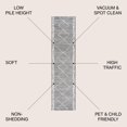 thumbnail image 4 of JONATHAN Y MOROCCAN HYPE 2 x 8 Runner Rug, Zaina Moroccan Beni Souk - Gray/Cream, MOH203C-28, 4 of 9