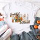 thumbnail image 4 of Camisas de Acción de Gracias Para Mujer Casual Cuello Redondo Manga Corta Camiseta Estampada Top Odeerbi  ODB122435, 4 of 6