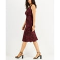 thumbnail image 3 of INC International Concepts Womens Printed Satin Midi Dress Ava Animal C M, 3 of 3
