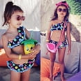thumbnail image 2 of Wsevypo Kid Bathing Suit Girls Tankini Swimwear Bikini Set Swimsuit, 2 of 6
