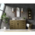 thumbnail image 4 of Elegant Kitchen and Bath Alden 60 inch Single Bathroom Vanity in Chestnut Brown, 4 of 10
