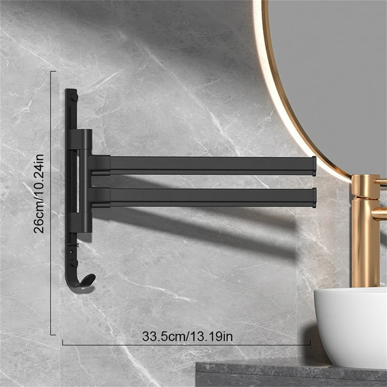 Plastic Swinging Towel Rails XIANXIAN Swivel Towel Rack, Thicken