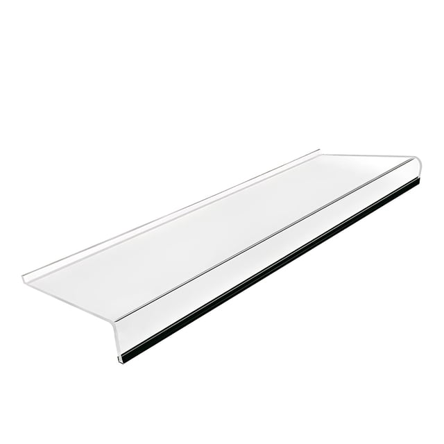 Soporte de teclado de computadora inclinado de acrílico para soporte de bandeja de teclado de escritura ergonómica Eigraketly EL011142-00