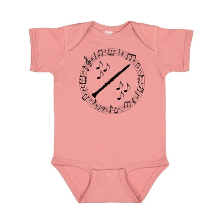 

Inktastic Clarinet Music Silhouette Gift Gift Baby Boy or Baby Girl Bodysuit