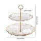 thumbnail image 3 of Soporte de bandeja de 3 niveles para postres y aperitivos • Plástico resistente • Blanco • 26x25x20,5cm • Exposición para fiestas de boda, 3 of 6