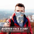 thumbnail image 7 of Neck Gaiter Face Cover Scarf, Happy Snowmen Snowfall Soft Face Sun Mask Cover Scarf Headband Cooling Sweat Absorbing Bandanas Hiking Cycling Running, 7 of 7