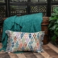 thumbnail image 6 of Parkland Collection Ariel Transitional Multicolor Pillow Cover with Poly Insert, 6 of 6
