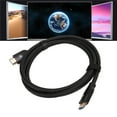 thumbnail image 1 of Video Cable, Black Display Cable HD Multimedia Interface 2.1 PVC Cord High Speed Support 4K 2160P 8K Durable Video HD Cable For  TV Game PC Laptop, 1 of 8