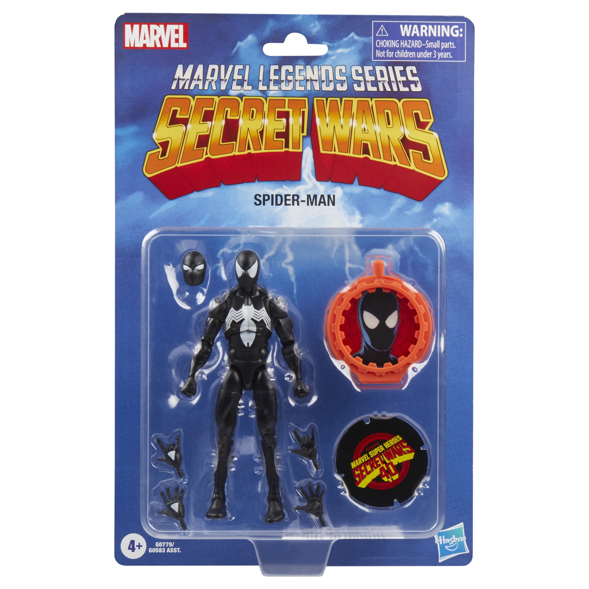 Marvel Legends Series Secret Wars Spider-Man, Retro Marvel Comics Collectible Action Figure (6”)