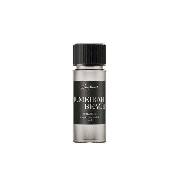 Scentiment Jumeirah Beach 20ml Fragrance Oil | Aromatherapy Diffuser Oil | Bold Home Scent with Grapefruit, Pepper & Woods