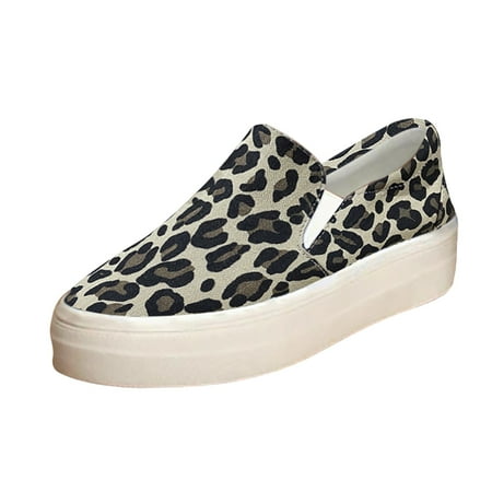 

Alueeu ladies shoes casual Women s Ladies Flats Round Toe Sneakers Casual Shoes Walking Slip On Shoes Coffee 40