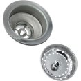 thumbnail image 2 of Avalon Kitchen Sink Basket Strainer Stainless Steel Universal Fit 3-1/2 Inch Chrome Finished, 2 of 6
